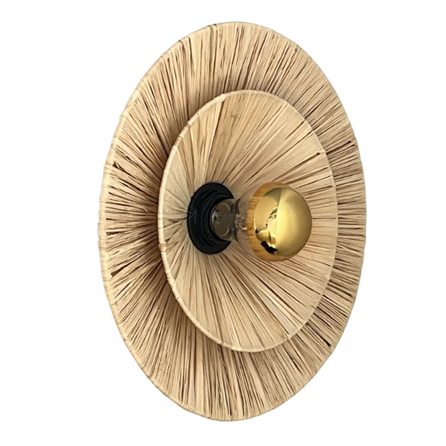 Aplique raffia round
