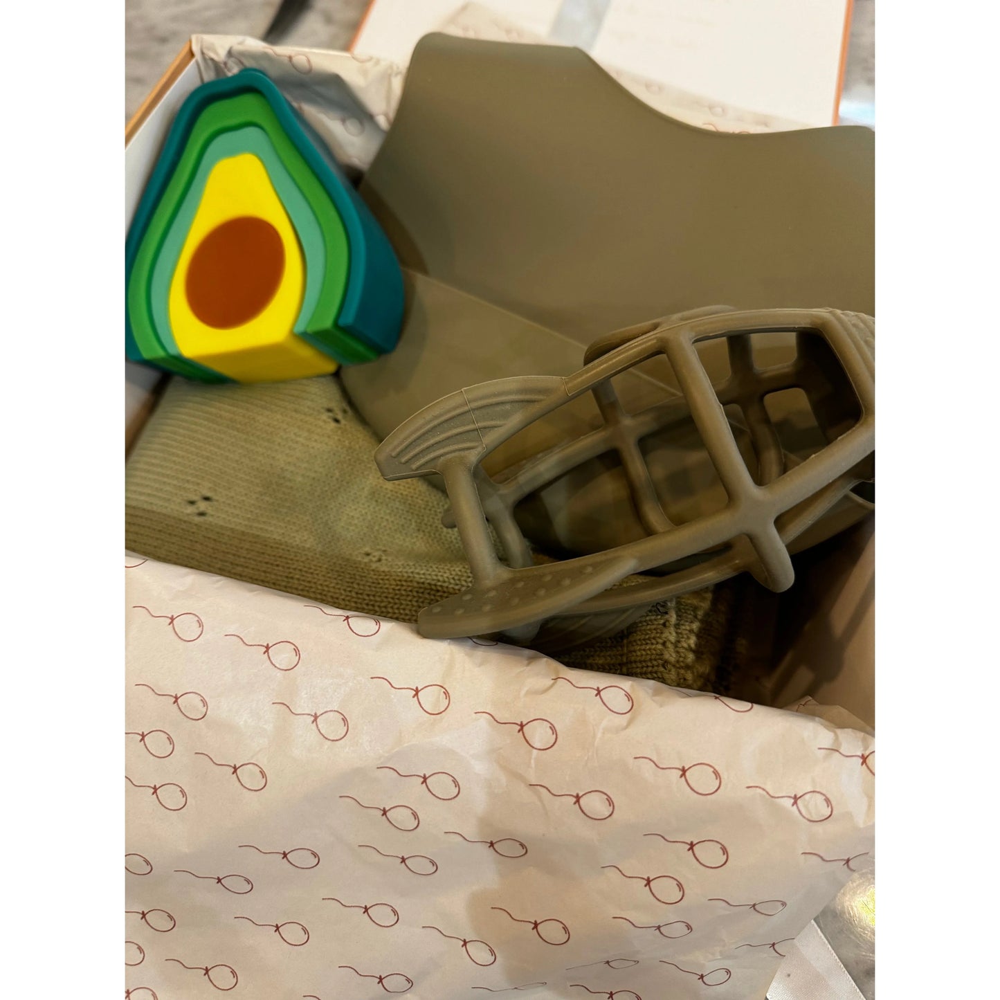 Caja de regalo - Born to play Sage green