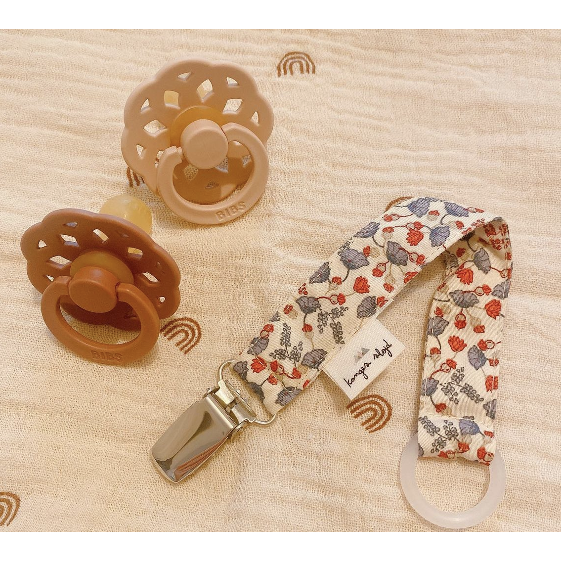 Pack de 2 Porta Chupetes - Marche de fleur