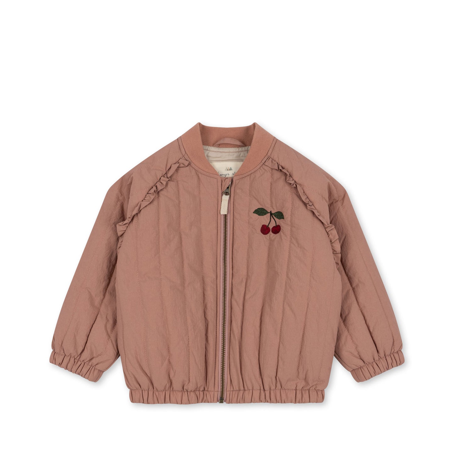 Chaqueta Juno frill Bomber jacket - Cameo brown