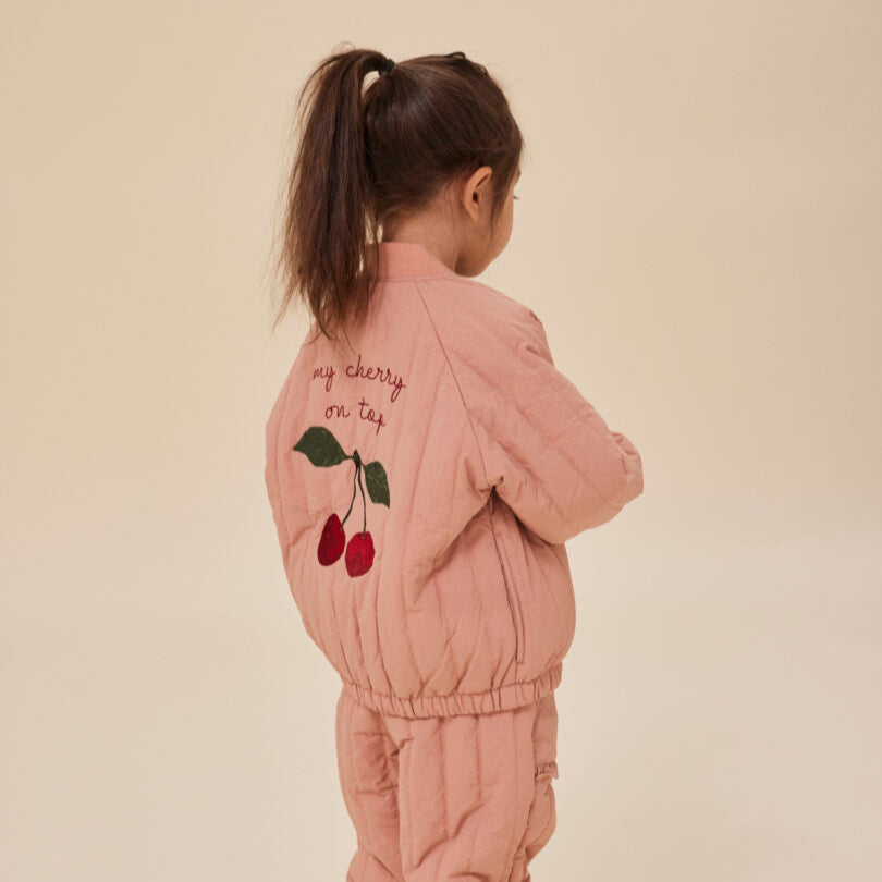 Chaqueta Juno frill Bomber jacket - Cameo brown