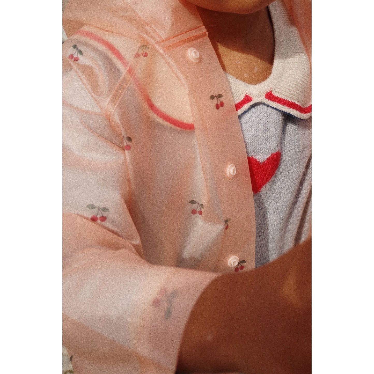 Chubasquero Brume Raincoat - Cherry