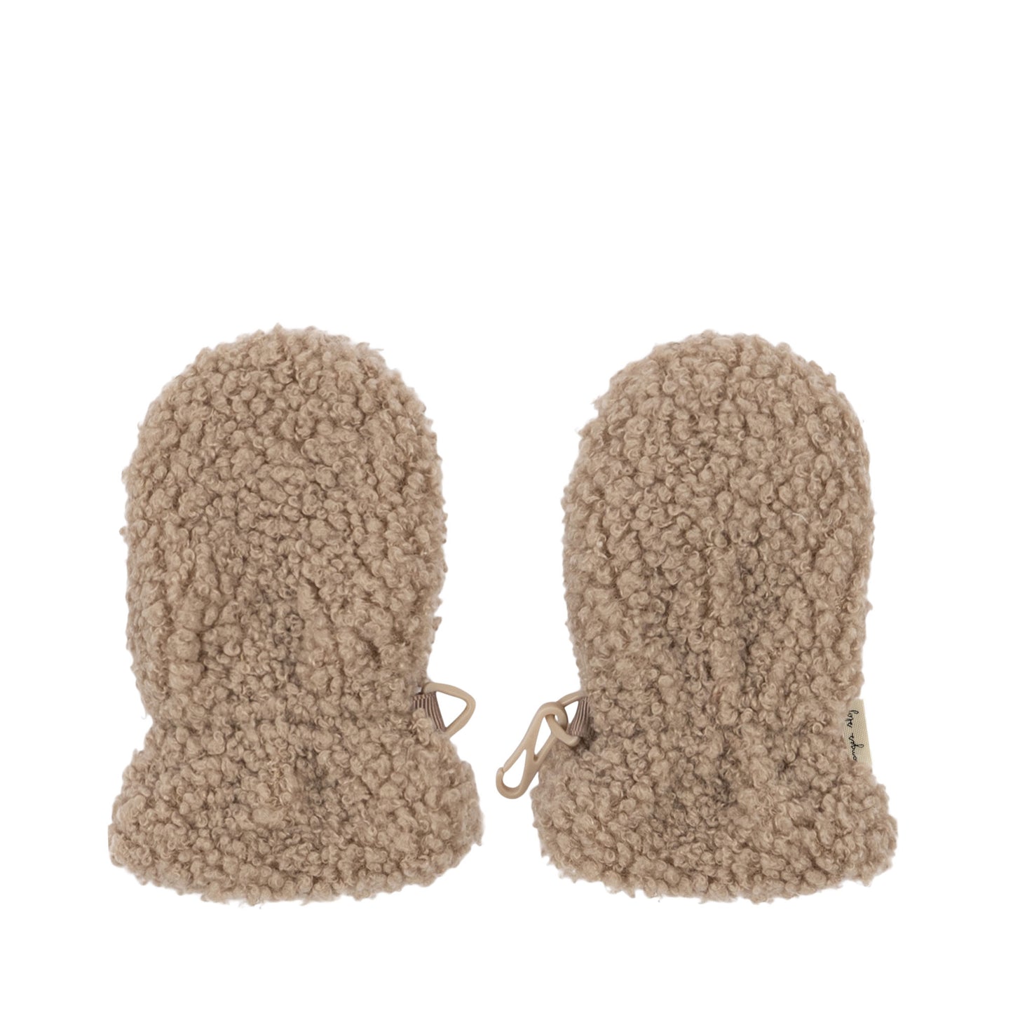Mitones Grizz teddy baby mittens - Oxford Tan
