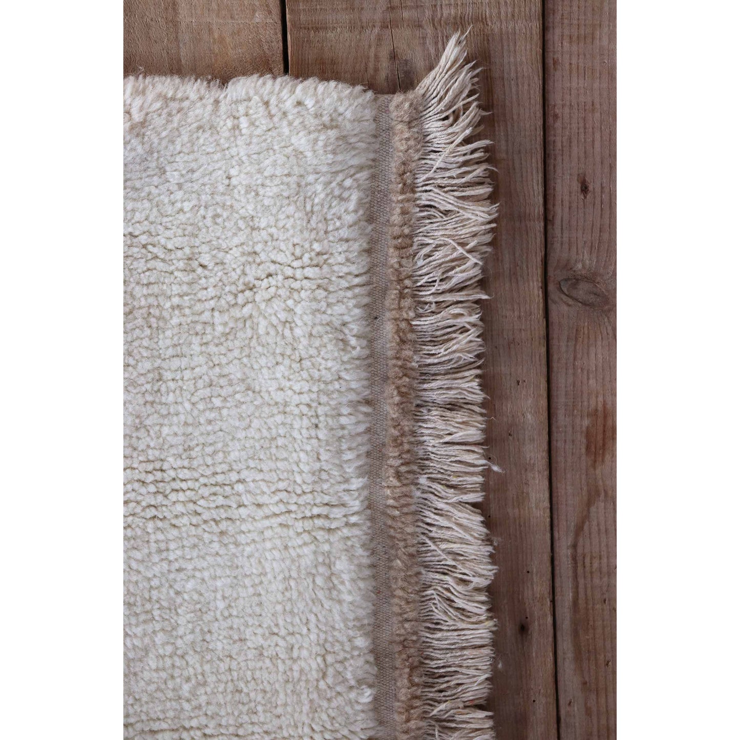 Alfombra lavable de pasillo steppe sheep white - 80x140 cm