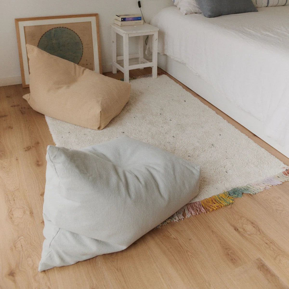 Pouf Cleo - Blue Sage