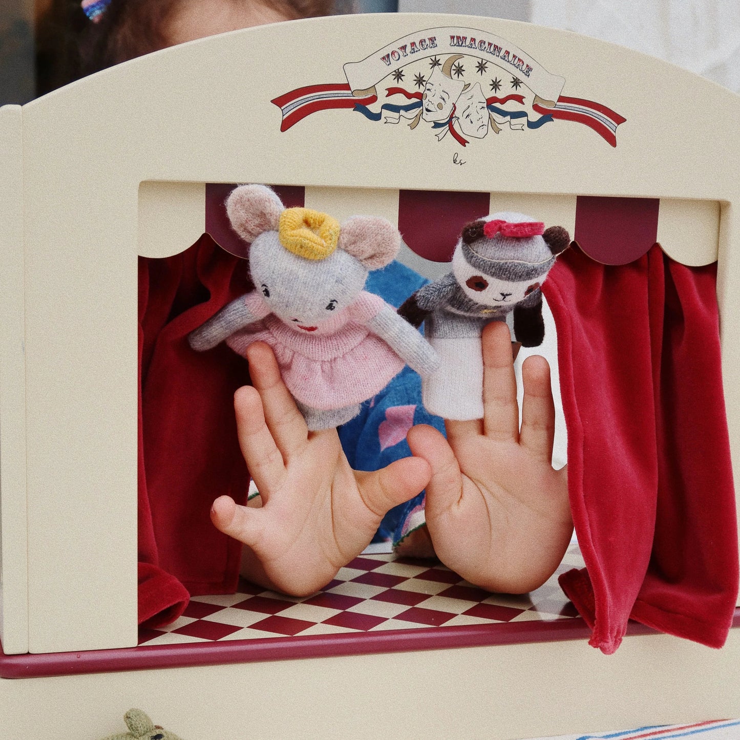 Teatro de marionetas de madera FSC