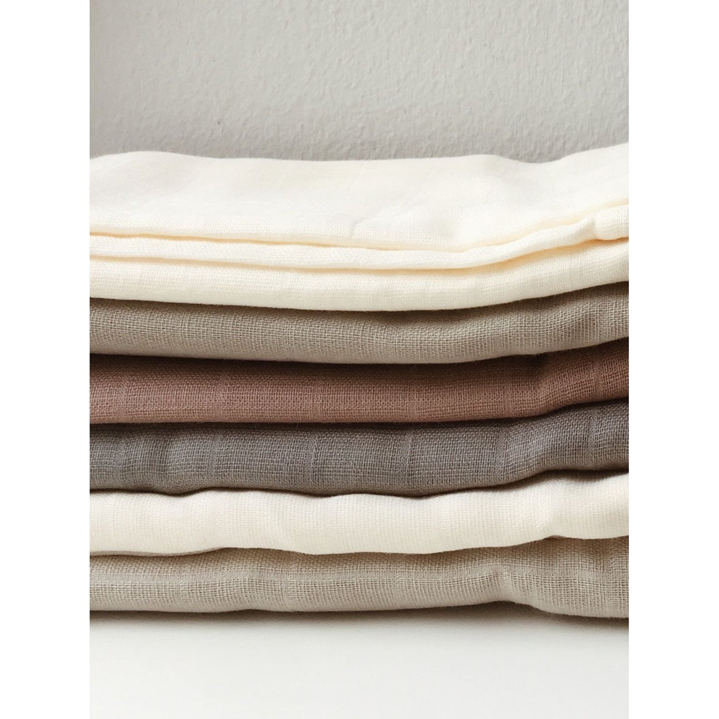 Set 3 Tutos Muselina - Rose dust