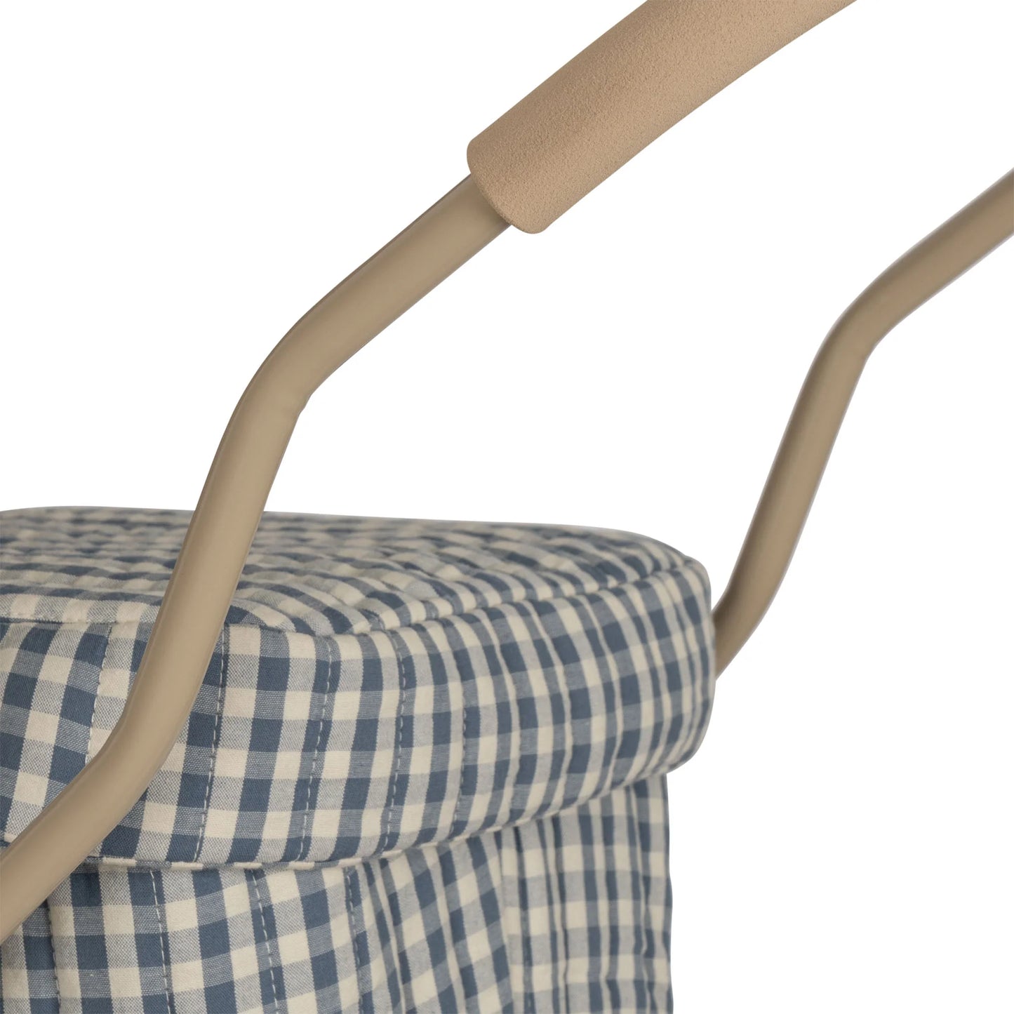 Coche / Moises Vintage para muñecas - Captains blue check