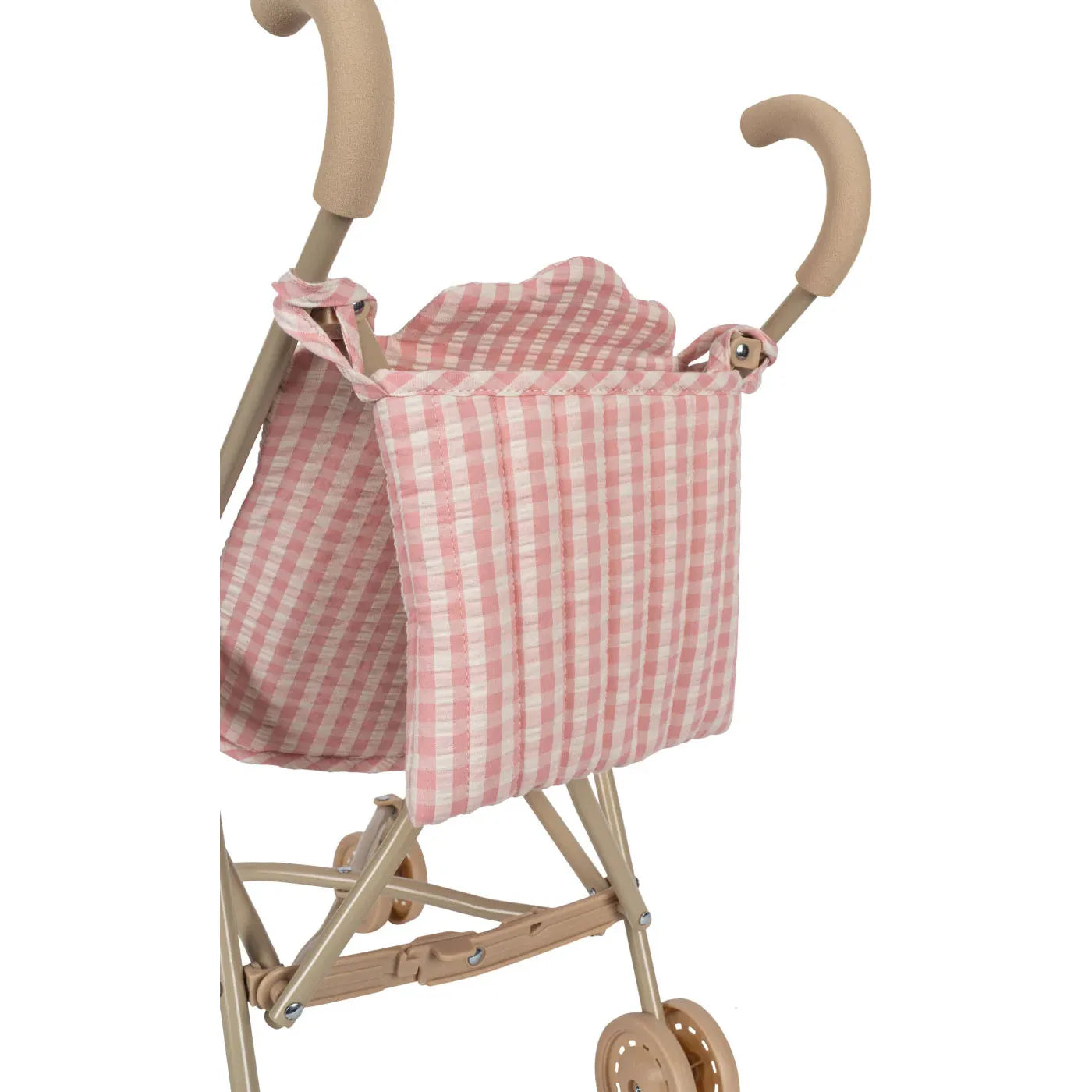 Coche para Muñeca - Powder pink check