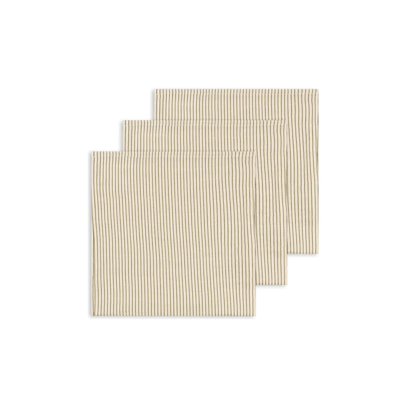 Set 3 Tutos Muselina - Tea stripe
