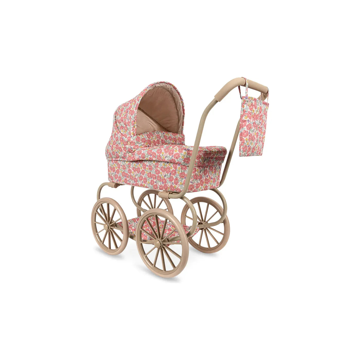 Coche / Moises Vintage para muñecas Minnie - Rose anglaise