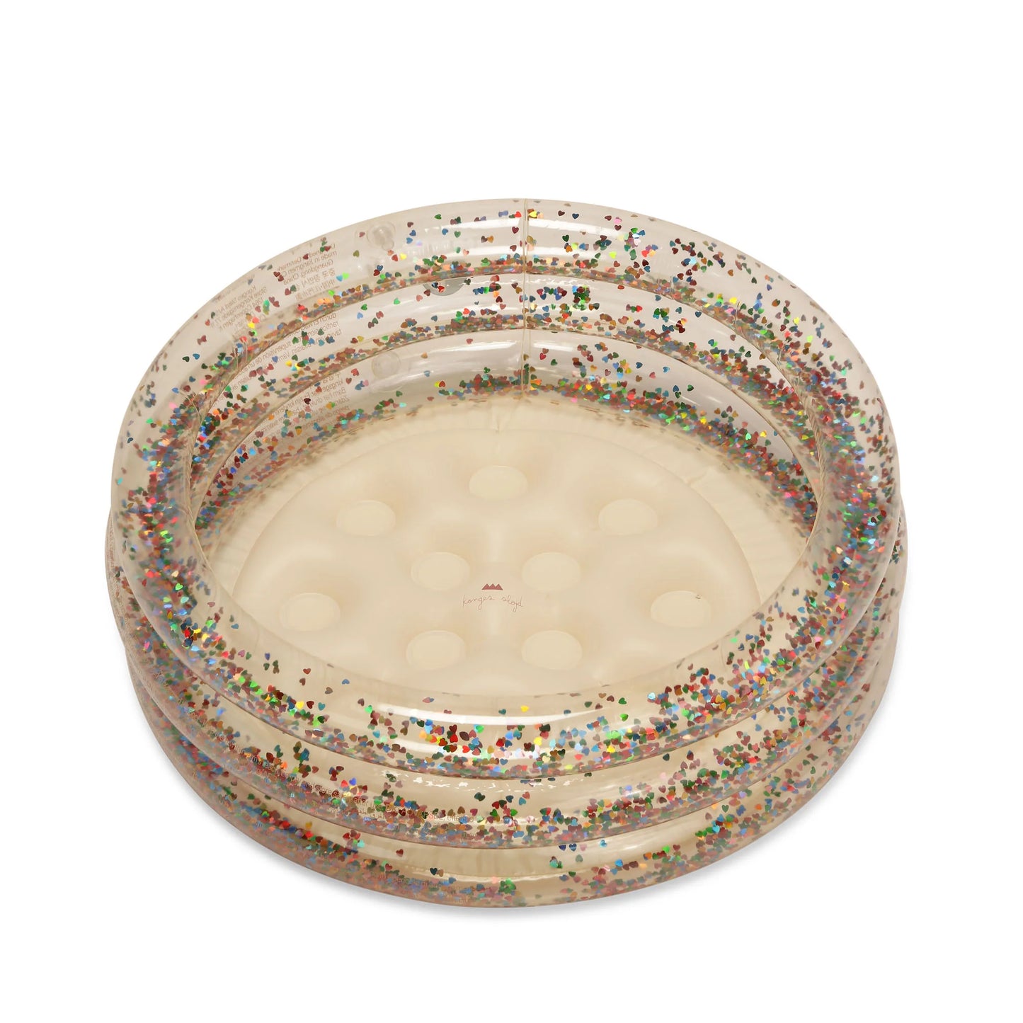 Piscina mini transparent confetti