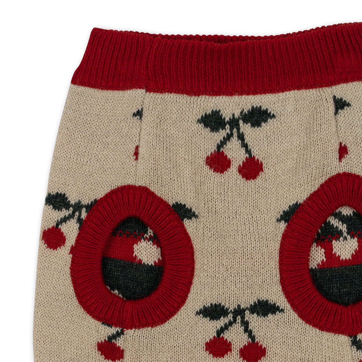Knit dog vest (ropa para perros) - Cherry