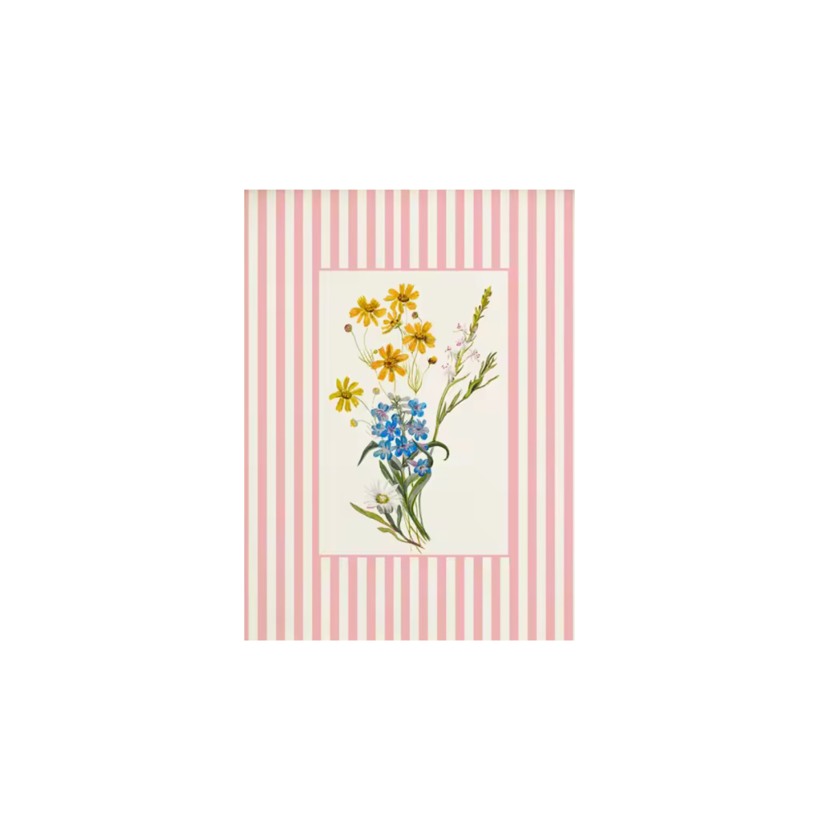Lámina / poster - Flowers & Lines