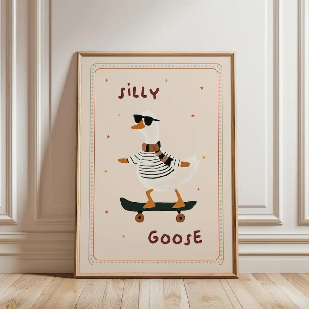 Lámina / poster - Silly Goose skater