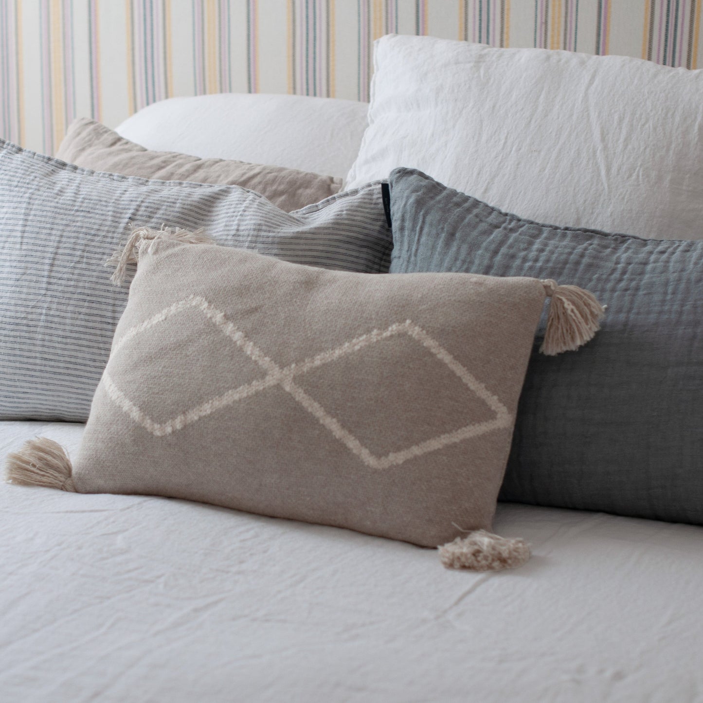 Cojín Tejido Little Oasis - Soft Linen