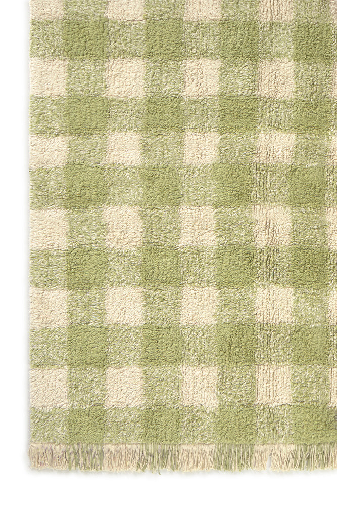 Alfombra lavable - Vichy Matcha