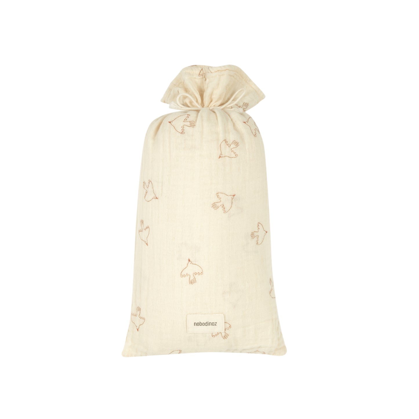 Funda nórdica Cuna BB Wabi-Sabi (Doble gasa algodón lavado) - Brown Hoshi Birds