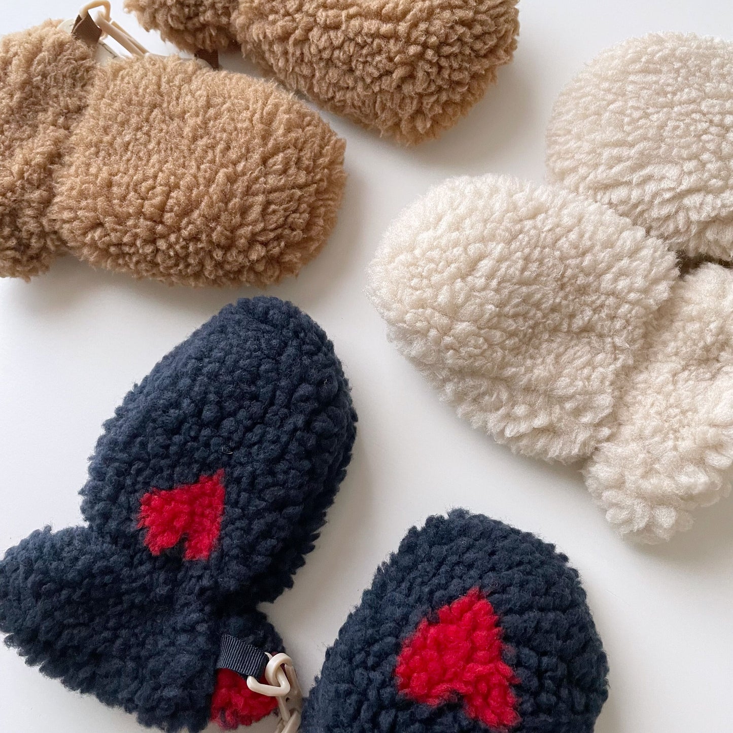 Mitones Grizz teddy baby mittens - Mon Amour