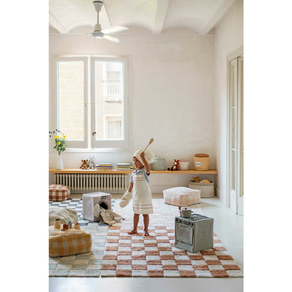 Pouf Vichy honey