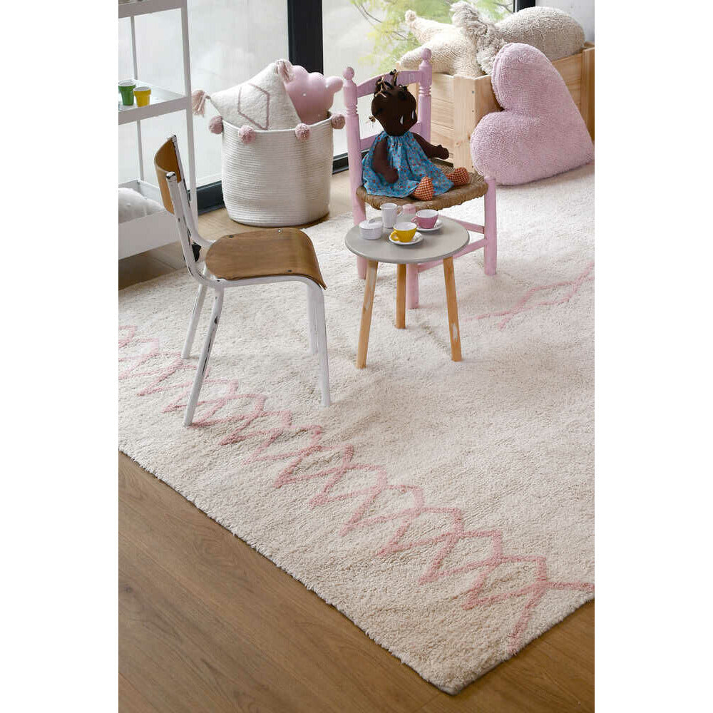 Alfombra lavable Atlas natural - Vintage Nude 170 x 240 cm