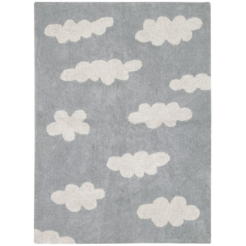 Alfombra lavable Clouds Grey - 120 x 160 cm – Big Pig Kids ®