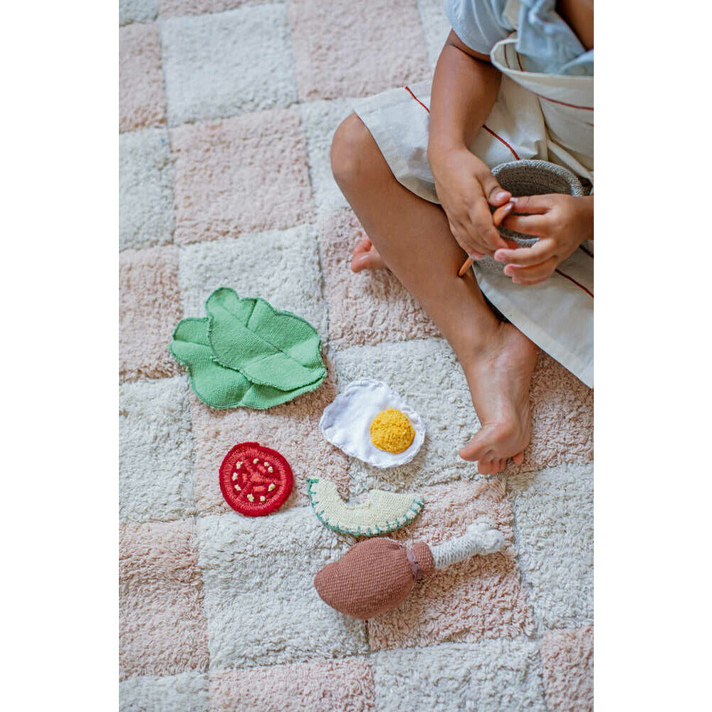 Alfombra lavable Kitchen Tiles Rose