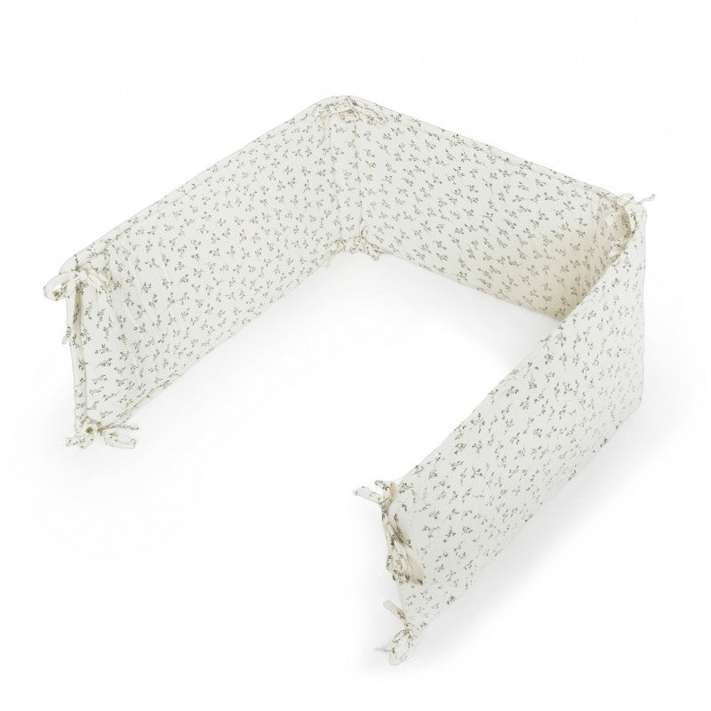 Protector de cuna Doux - Olive bloom