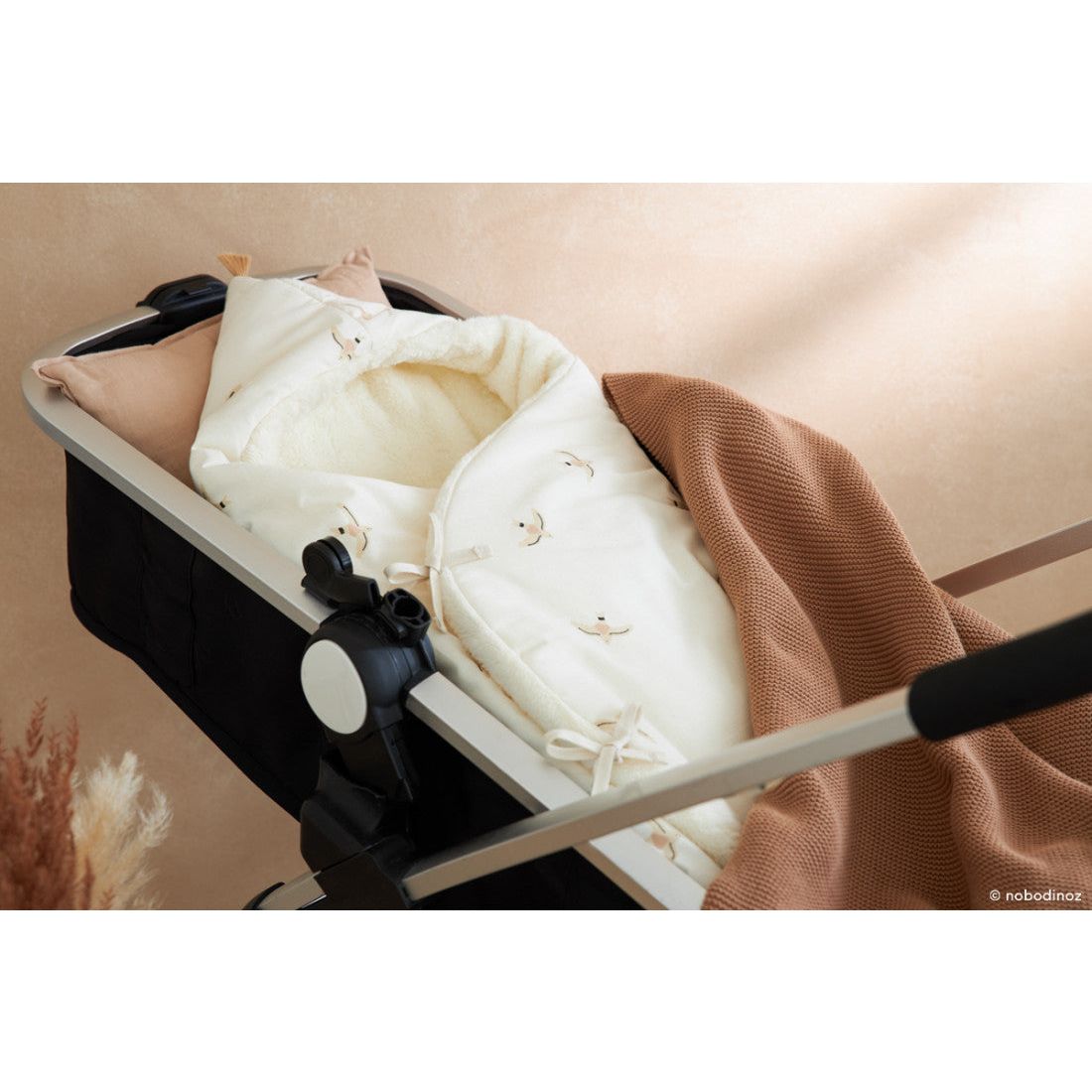 Saco de invierno Cozy 0-3 meses TOG 3.5 - Nude Haiku Birds Natural