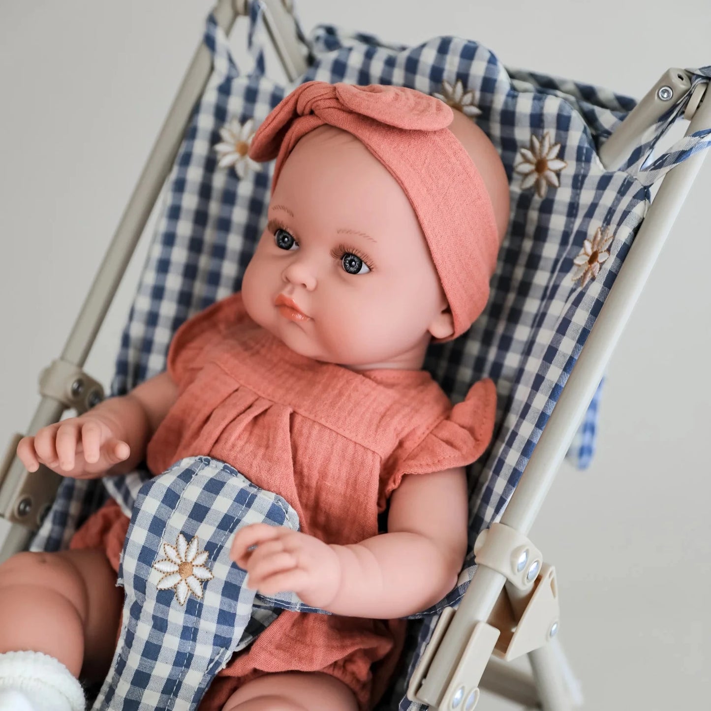 Coche para Muñeca - Captains Blue check