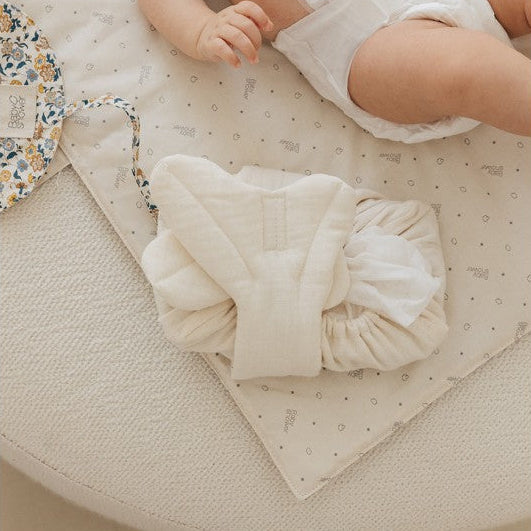 Cobertor para wipes Butterfly - Ivory