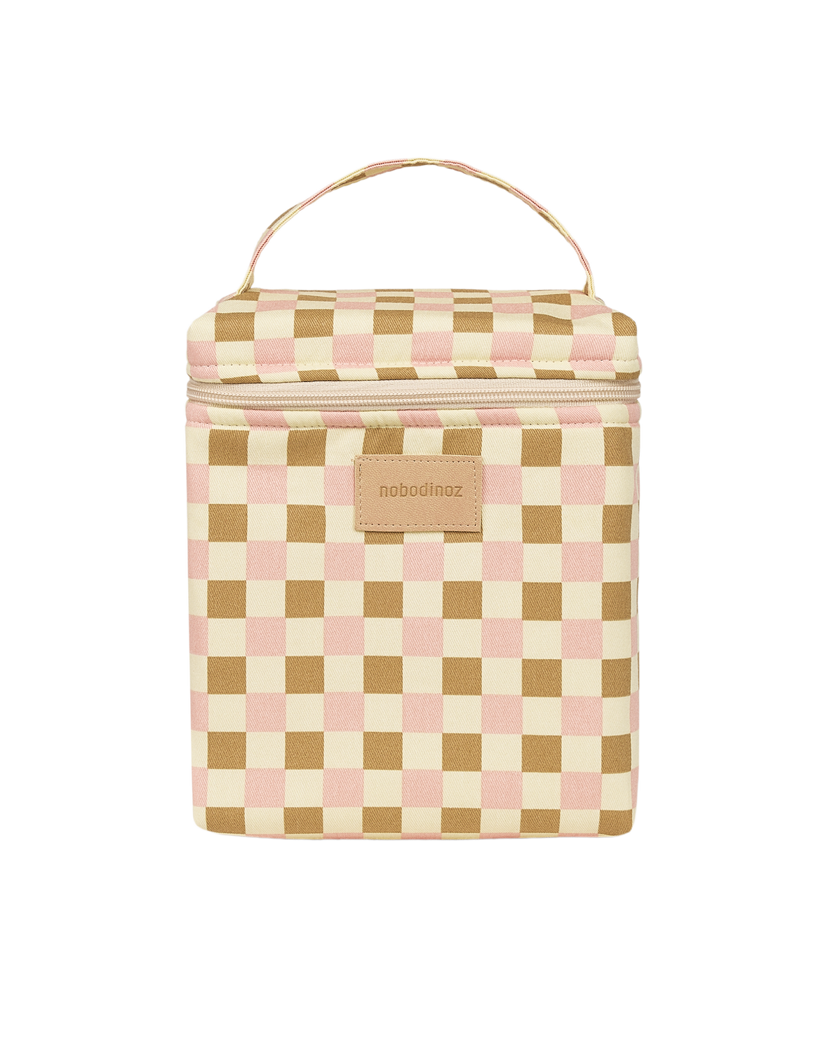 Bolsa Isotérmica Hyde Park para almuerzo y mamaderas - Yellow pink mosaic