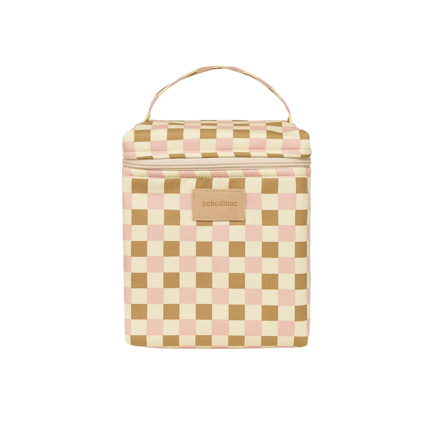 Bolsa Isotérmica Hyde Park para almuerzo y mamaderas - Yellow pink mosaic