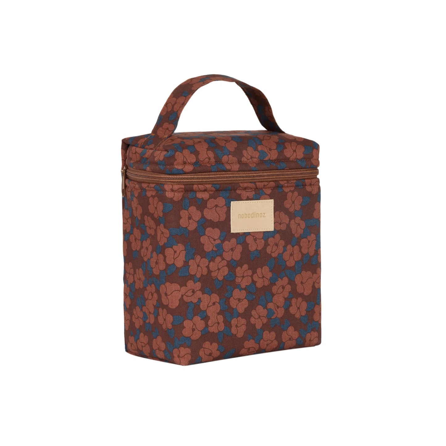 Bolsa Isotérmica Hyde Park para almuerzo y mamaderas - Maroon poppies