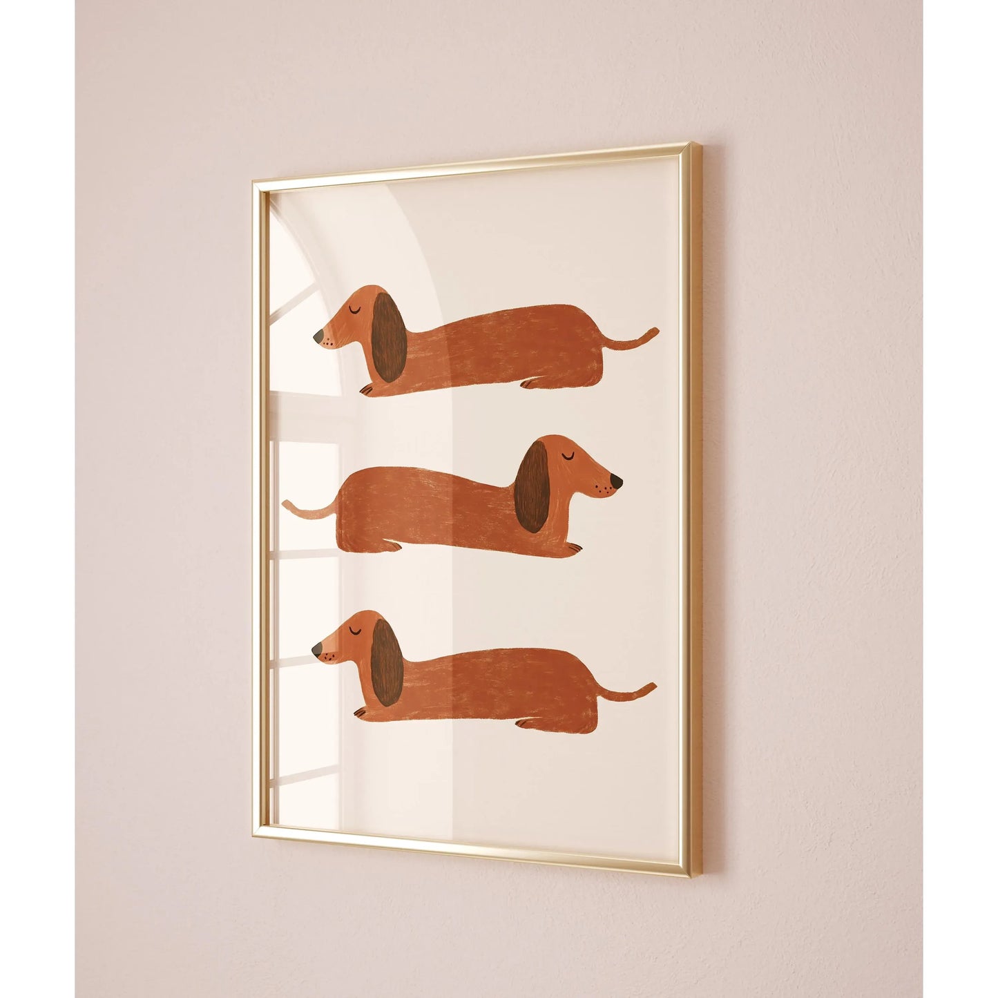 Lámina / poster - Perro salchicha