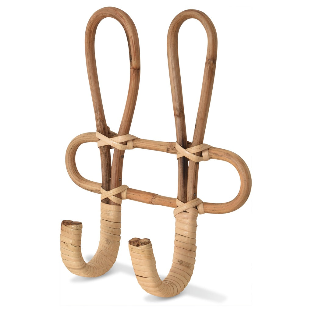 Perchero Rattan Doble