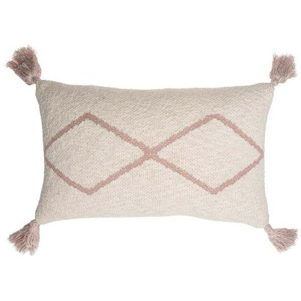Cojín Tejido Little Oasis - Nat Pale Pink
