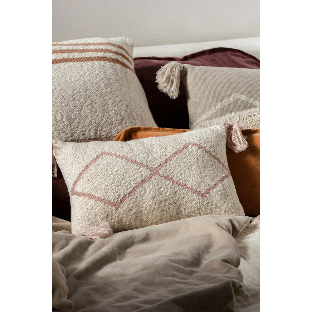 Cojín Tejido Little Oasis - Nat Pale Pink