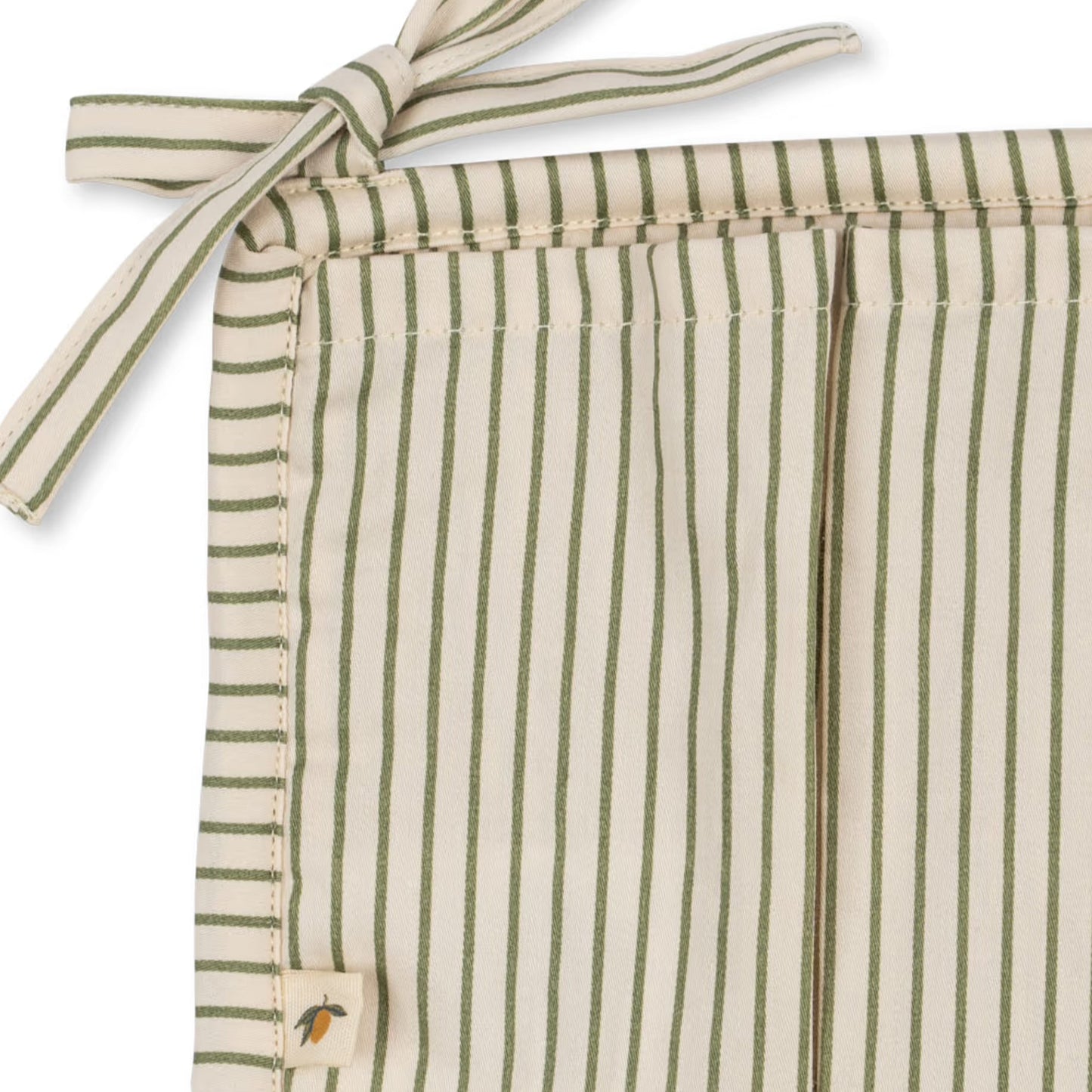 Bolsillo De Cuna Acolchado - Tea stripe