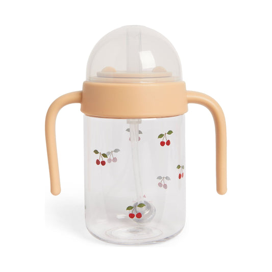 Botella con asas y bombilla - Cherry