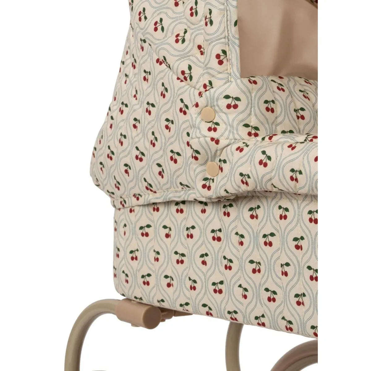 Coche / Moises Vintage para muñecas Minnie - Cherry motif