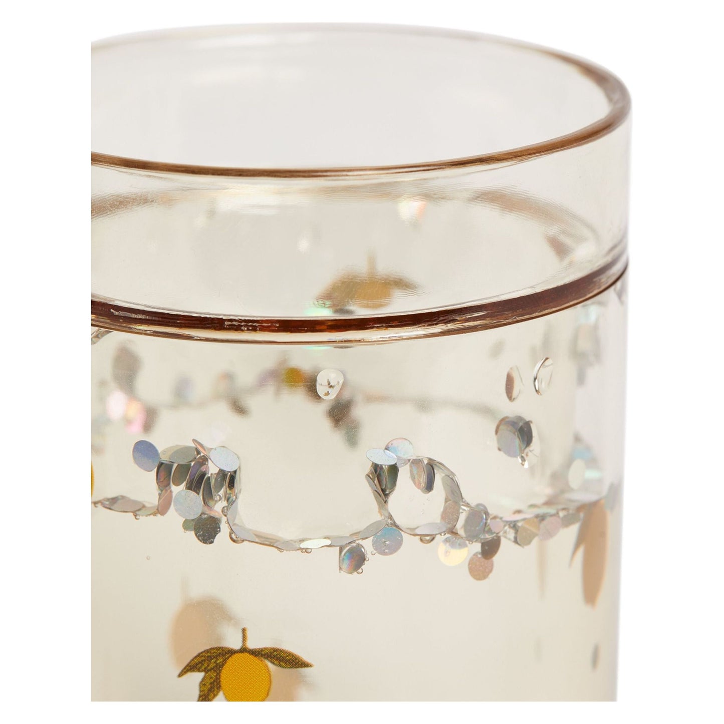 Set 2 Vasos Glitter - Lemon