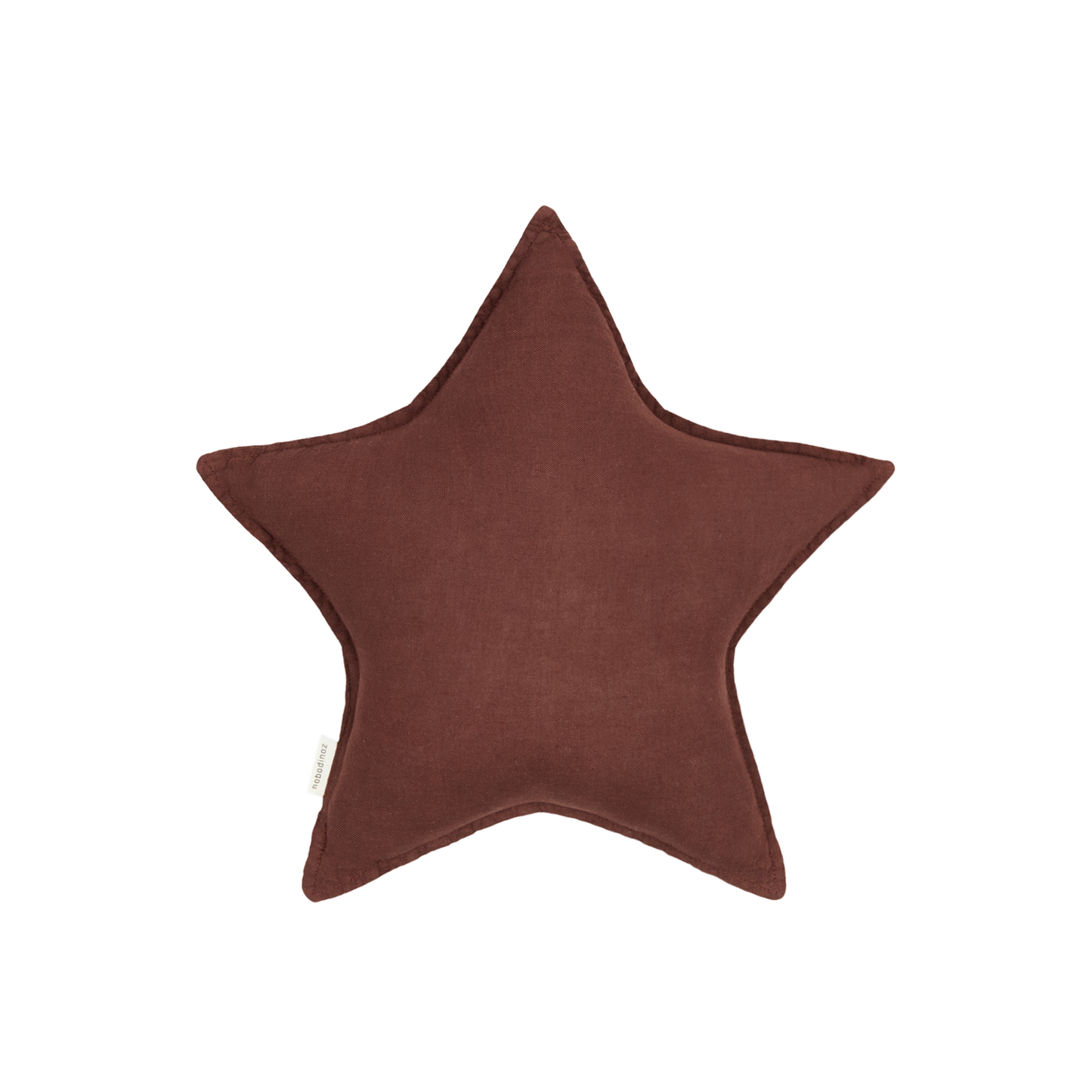 Cojín Estrella Lin Français - Prune