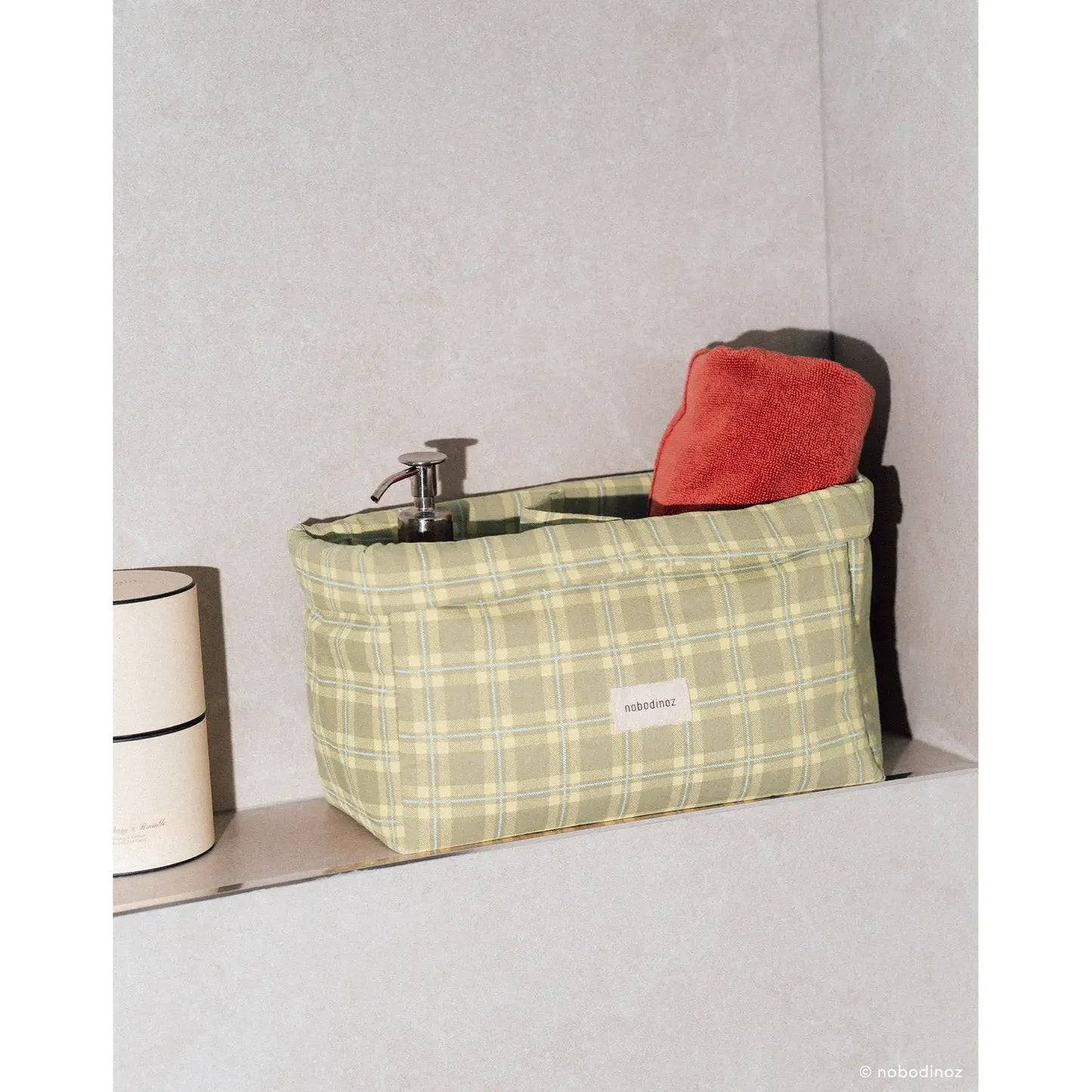Cesta organizador doble stories LTD - Green lemons square