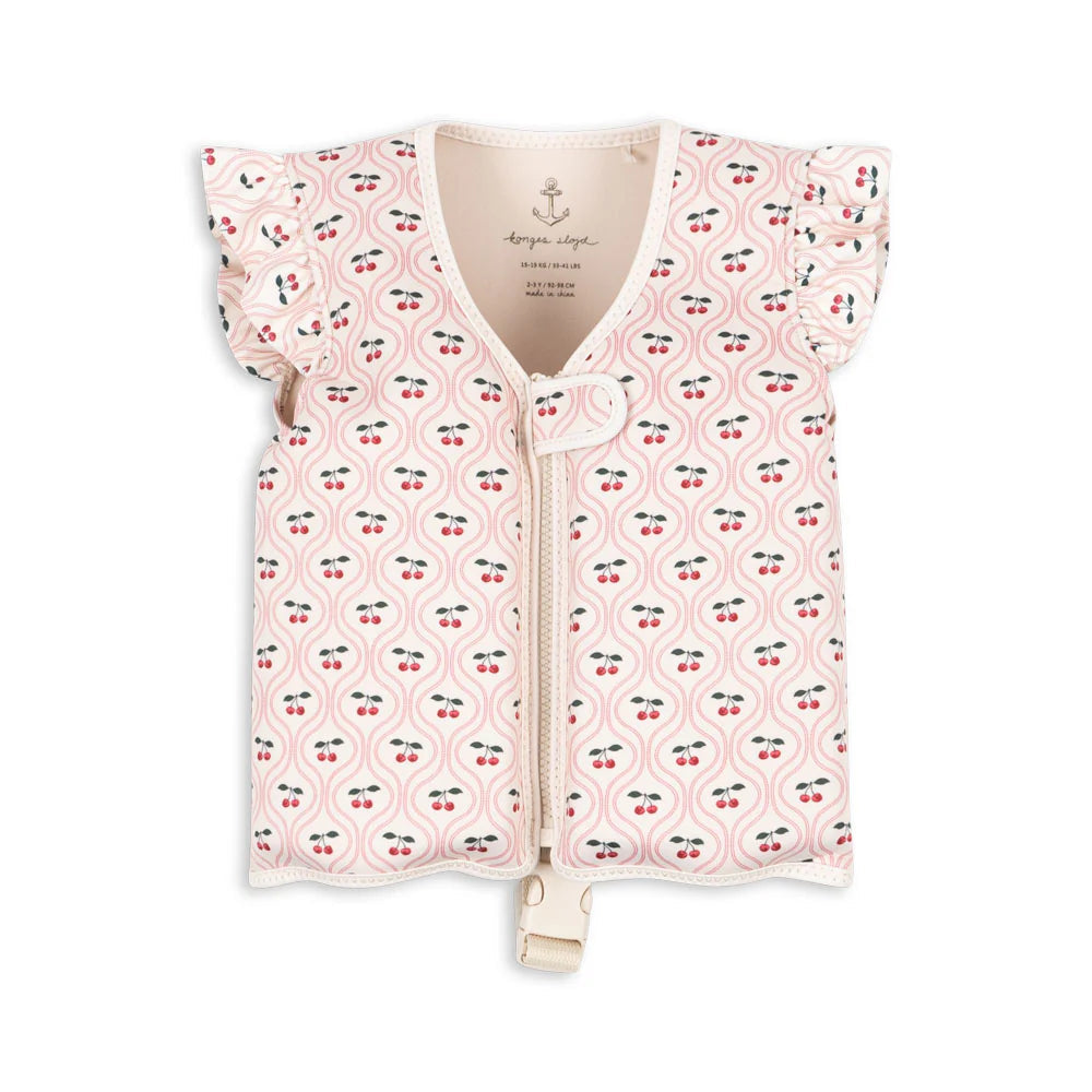 Chaleco flotador neopreno Ellis - Cherry pink motif