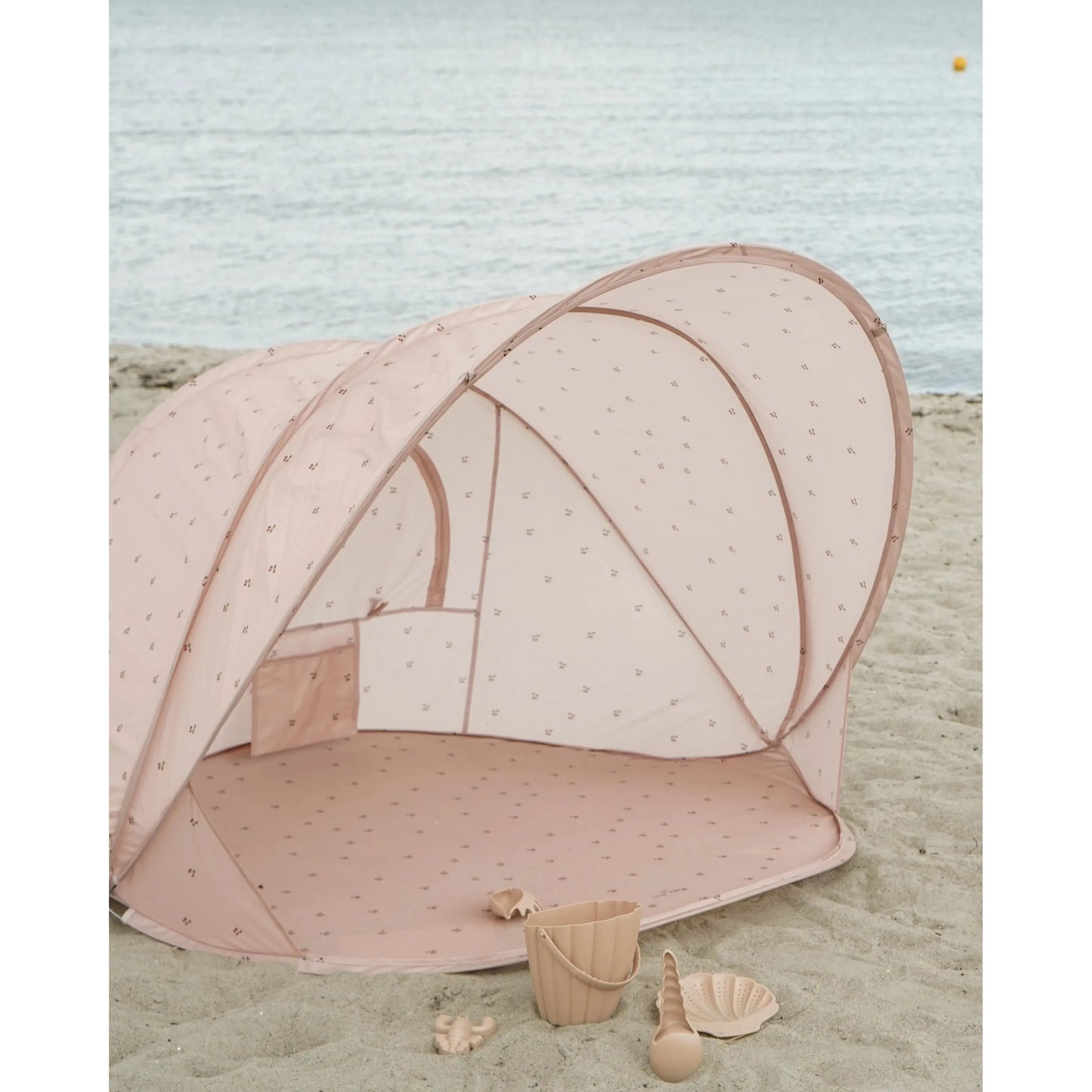 Mini carpa de playa pop up shelter anti UV 50 - Cherry