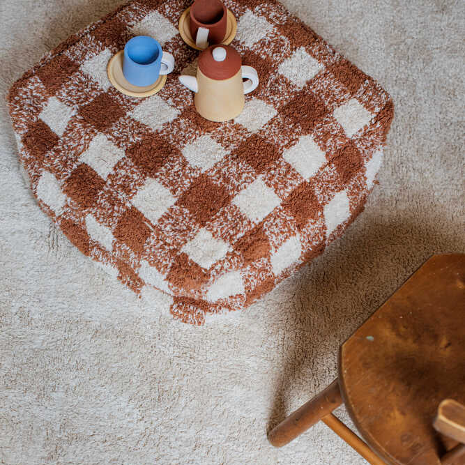 Pouf Vichy Toffee