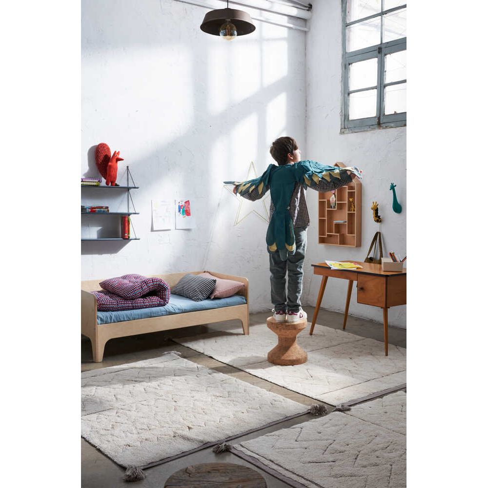Alfombra lavable rugcycled 120x160 cm- azteca