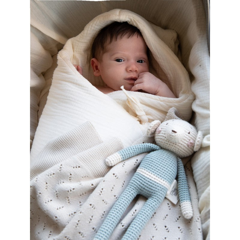 Saco de paseo candy - Ivory powder