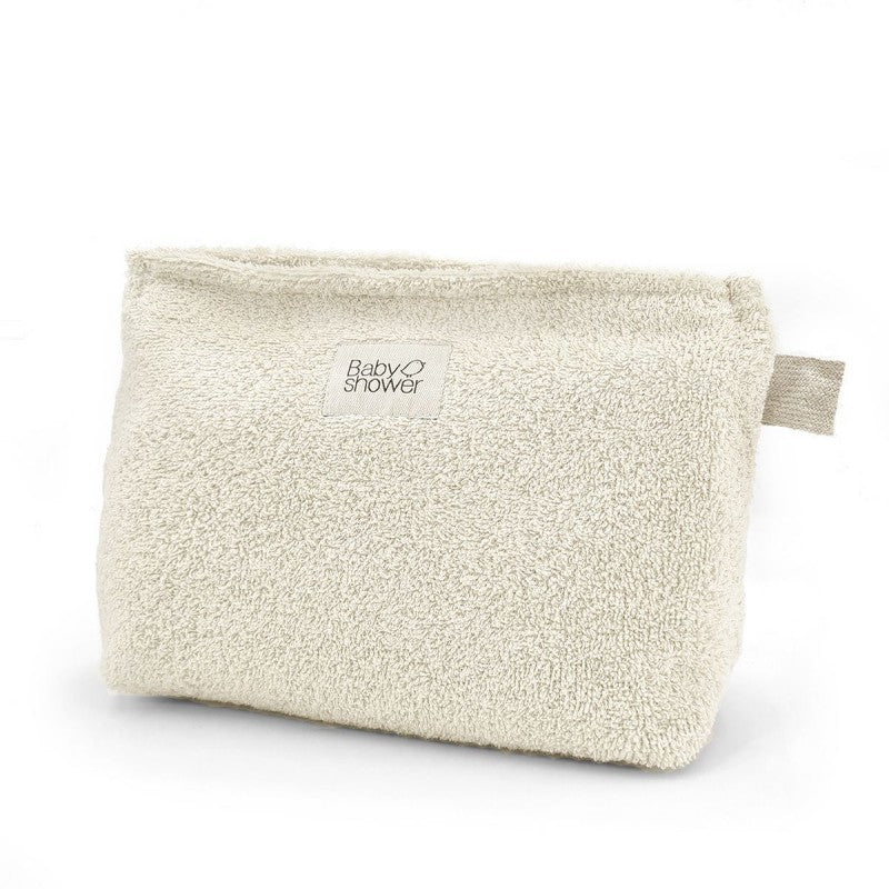 Neceser super pochette terry - Ivory